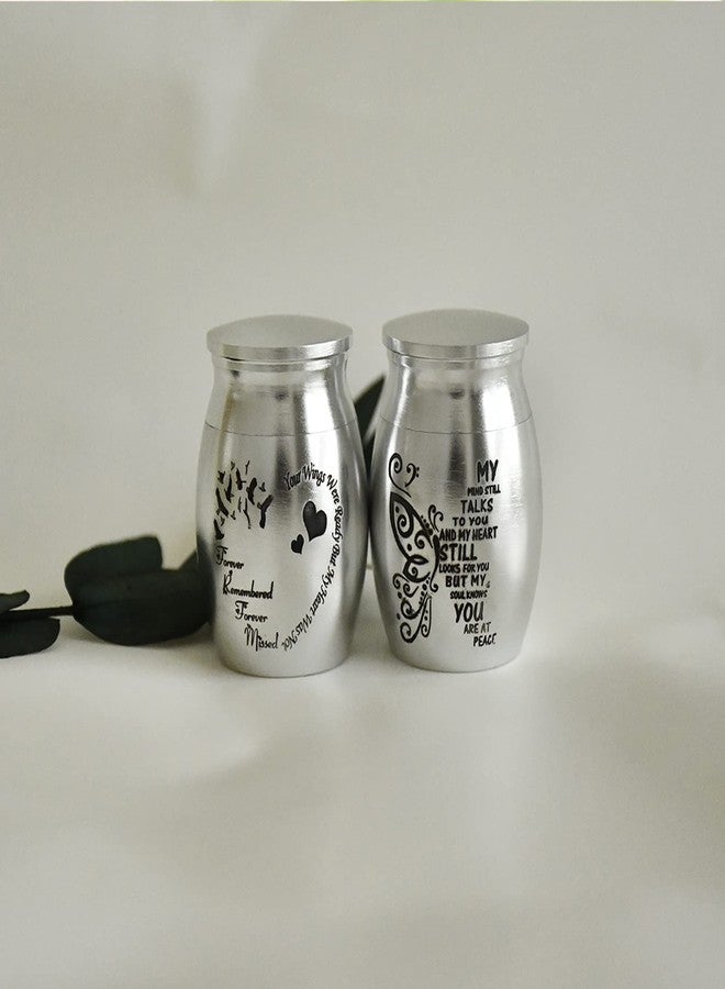 DAIFFUNE Aluminium Mini Urns - Set of 4, 1.57 Inch High, Keepsake Urns for Human/Pet Ashes - Image 5
